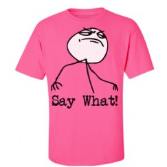 Unisex Ultra Cotton Safety Neon Crewneck Tee