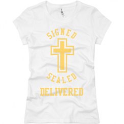 Ladies Slim Fit Basic Promo Jersey Tee