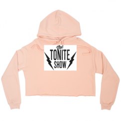 Ladies Relaxed Fit Cropped Fleece Hoodie