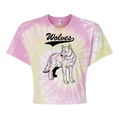 Women's Tie Dye Crop Top Tee