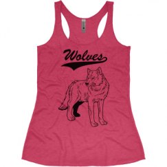 Ladies Slim Fit Super Soft Racerback Triblend Tank