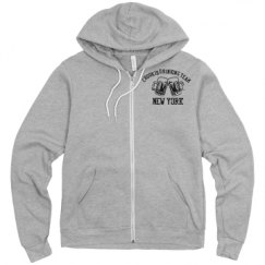 Unisex Fleece Full Zip Midweight Hoodie