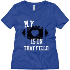 Ladies Relaxed Fit V-Neck Tee