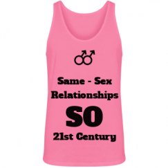 Unisex Jersey Neon Tank Top