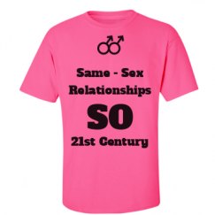 Unisex Ultra Cotton Safety Neon Crewneck Tee