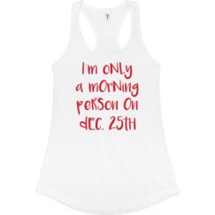 Ladies Slim Fit Racerback Tank Top