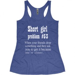 Ladies Slim Fit Super Soft Racerback Triblend Tank