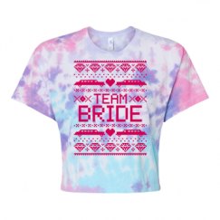 Women's Tie Dye Crop Top Tee