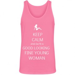 Unisex Jersey Neon Tank Top