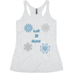 Ladies Slim Fit Super Soft Racerback Triblend Tank