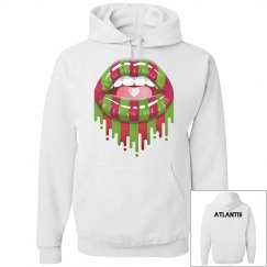 "LÈVRES De Noël" UNISEX HEAVYWEIGHT HOODIE 