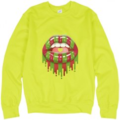 Unisex Neon Crewneck Sweatshirt