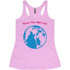 Ladies Slim Fit Super Soft Racerback Triblend Tank
