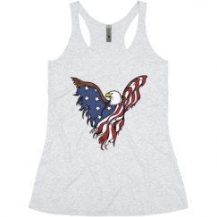 Ladies Slim Fit Super Soft Racerback Triblend Tank