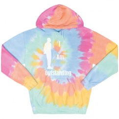 Unisex Tie-Dye Fleece Hoodie