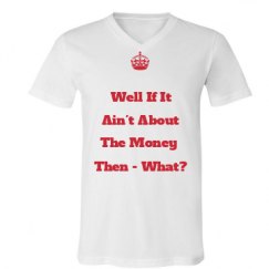 Unisex V-Neck Jersey Tee