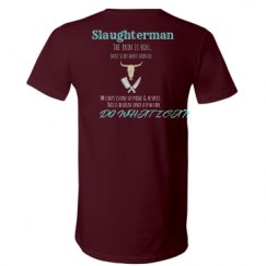 Unisex V-Neck Jersey Tee