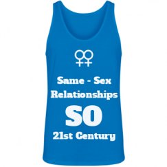 Unisex Jersey Neon Tank Top