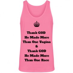 Unisex Jersey Neon Tank Top