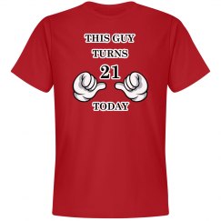 21st Birthday Shirt Men