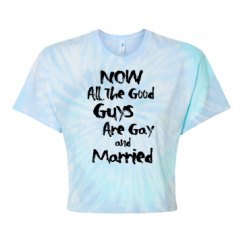 Women's Tie Dye Crop Top Tee
