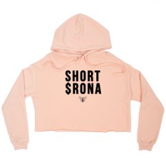 Ladies Relaxed Fit Cropped Fleece Hoodie