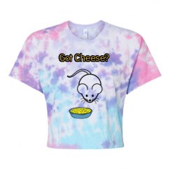 Women's Tie Dye Crop Top Tee