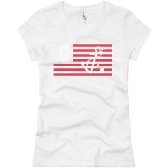 Ladies Slim Fit Basic Promo Jersey Tee