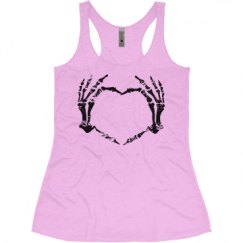 Ladies Slim Fit Super Soft Racerback Triblend Tank