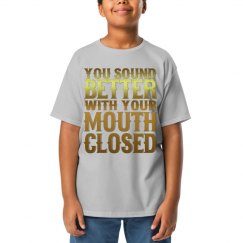 Mouth Closed Youth Basic Tee