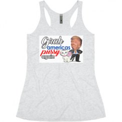 Ladies Slim Fit Super Soft Racerback Triblend Tank