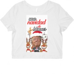 Ladies Slim Fit Crop Top Tee