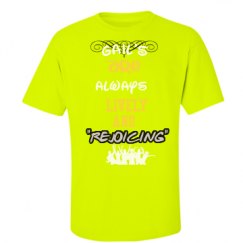 Unisex Ultra Cotton Safety Neon Crewneck Tee