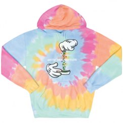 Unisex Tie-Dye Fleece Hoodie