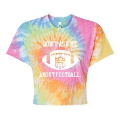 Women's Tie Dye Crop Top Tee