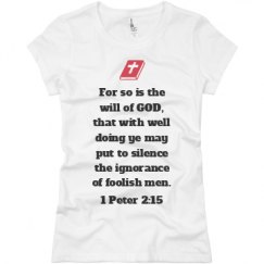 Ladies Slim Fit Basic Promo Jersey Tee