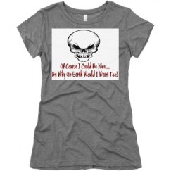 Ladies Slim Fit Super Soft Triblend Tee