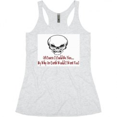 Ladies Slim Fit Super Soft Racerback Triblend Tank