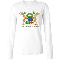 Ladies Relaxed Fit Basic Long Sleeve Tee