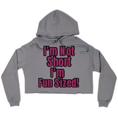 Ladies Relaxed Fit Cropped Fleece Hoodie