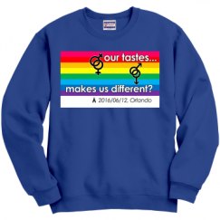 Unisex Film and Foil Crewneck Sweatshirt