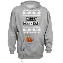 Unisex Beer Holder Tailgate Hoodie