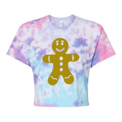 Women's Tie Dye Crop Top Tee