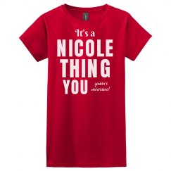 It's a Nicole thing