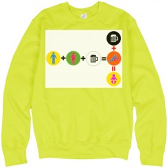 Unisex Neon Crewneck Sweatshirt