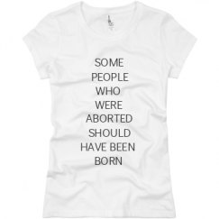 Ladies Slim Fit Basic Promo Jersey Tee