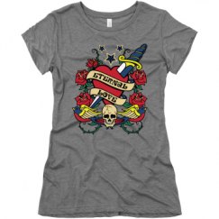 Ladies Slim Fit Super Soft Triblend Tee