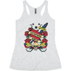 Ladies Slim Fit Super Soft Racerback Triblend Tank