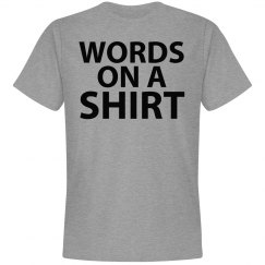 Words on a Shirt