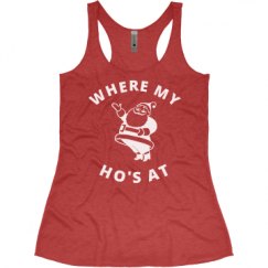 Ladies Slim Fit Super Soft Racerback Triblend Tank